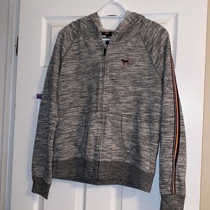 VS PINK ZIP UP SWEATER